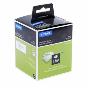 DYMO LW Labels 99012 S0722400 White 36mm x 89mm - 2 Rolls
