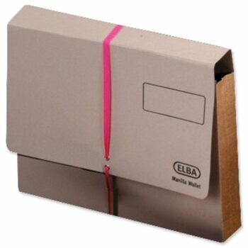 Elba Deed Legal Wallet 75mm Foolscap Buff 100080792 - Pack 25