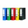Elba Lever Arch File A4 Assorted Paper-Covered 100025220 - Pack 10