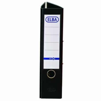 Elba Lever Arch File A4 Black Paper-Covered 100202217 - Pack 10