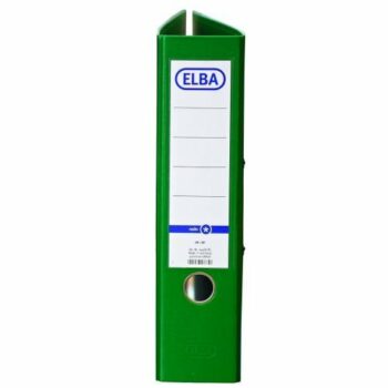 Elba Lever Arch File A4 Green Paper-Covered 100202219 - Pack 10
