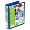 Elba Presentation Ring-Binders 4-Ring 40mm Blue A4 400008418 - Pack 6