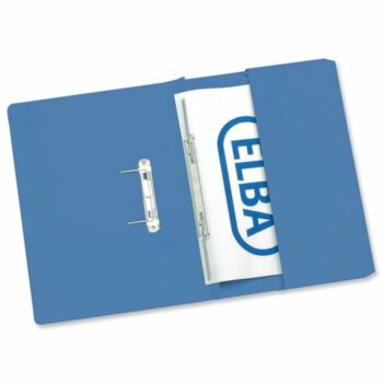 Elba Strongline Pocket Spring Files Blue 100090146 - Pack 25