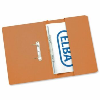 Elba Strongline Pocket Spring Files Orange 100090148 - Pack 25