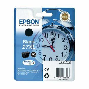 Epson Inkjet Cartridge Black 27XL C13T271140 Alarm Clock