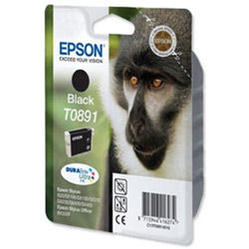 Epson Inkjet Cartridge Black T0891 C13T089140 Monkey