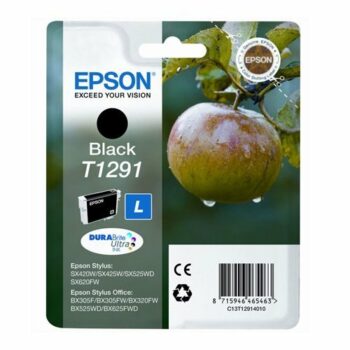 Epson Inkjet Cartridge Black T1291 C13T129140 Apple