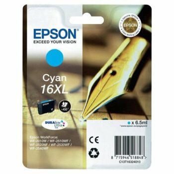 Epson Inkjet Cartridge Cyan 16XL C13T163240 Pen & Crossword