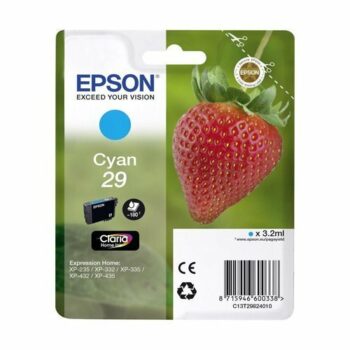 Epson Inkjet Cartridge Cyan 29 C13T298240 Strawberry