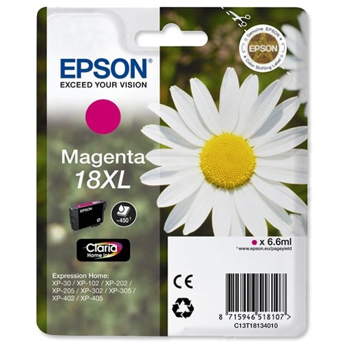 Epson Inkjet Cartridge Magenta 18XL C13T181340 Daisy