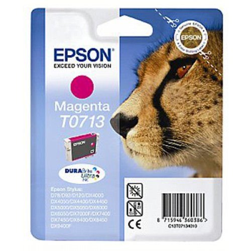 Epson Inkjet Cartridge Magenta T0713 C13T071340 Cheetah