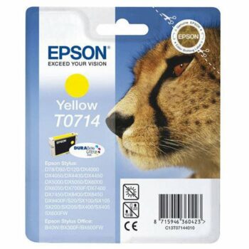 Epson Inkjet Cartridge Yellow T0714 C13T071440 Cheetah
