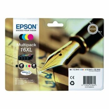 Epson Inkjet Cartridges Black / Cyan / Magenta / Yellow 16XL C13T163640 Pen & Crossword