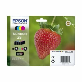 Epson Inkjet Cartridges Black / Cyan / Magenta / Yellow 29 C13T298640 Strawberry