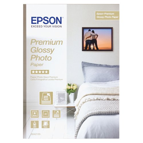 Epson Photo Premium Glossy Paper A4 Pack 15 C13S042155
