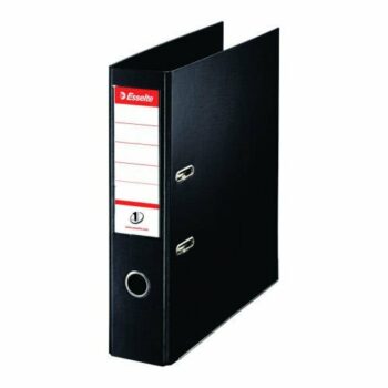 Esselte 50mm Lever Arch File Black A4 PP 811470 - Pack 10