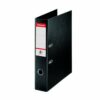 Esselte Lever Arch File Black Foolscap PP 48087 - Pack 10