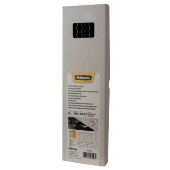 Fellowes 6mm Binding Combs Black - Pack 100 5345307