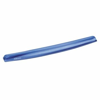 Fellowes Crystal Gel Blue Keyboard Wrist Support 9113709