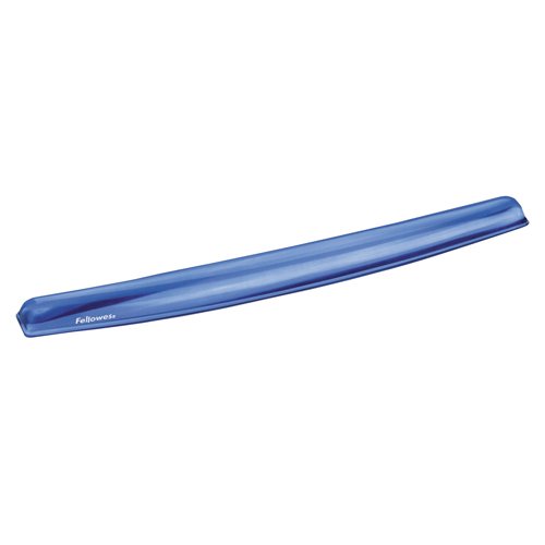 Fellowes Crystal Gel Blue Keyboard Wrist Support 9113709