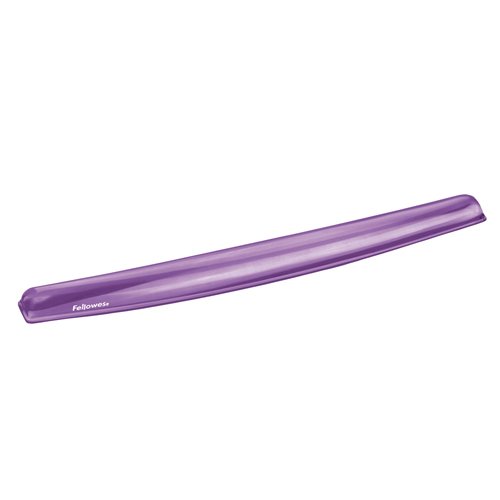 Fellowes Crystal Gel Purple Keyboard Wrist Support 9143703