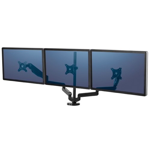 Fellowes Triple Monitor Arm Black Platinum Series 8042601