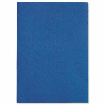 GBC LeatherGrain Covers Royal Blue A4 CE040029 - Pack 100