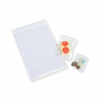 Grip Seal GL06 Polythene Bags Resealable Plain 100x140mm - Pack 1000