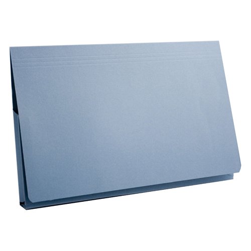 Guildhall Document Wallets Full-Flap Blue PW2-BLUZ - Pack 50
