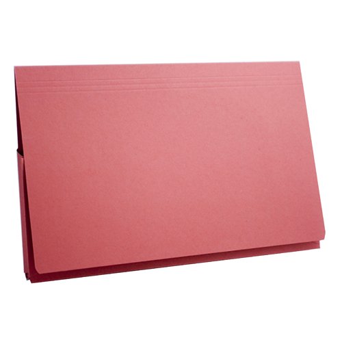 Guildhall Document Wallets Full-Flap Red PW2-REDZ - Pack 50