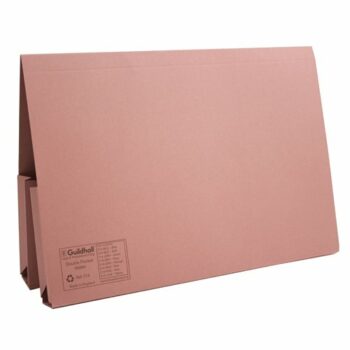 Guildhall Double Legal Pocket Wallets Pink 214-PNKZ - Pack 25