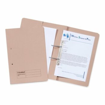 Guildhall Pocket Spiral Files 315gsm Buff 349-BUFZ - Pack 25