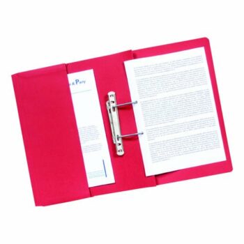 Guildhall Pocket Spiral Files 315gsm Red 349-REDZ - Pack 25