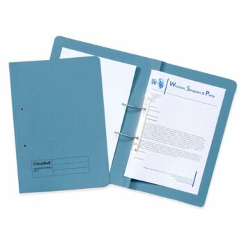 Guildhall Transfer Spiral Files Blue 211/7000Z - Pack 25
