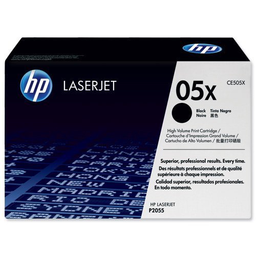 Hewlett Packard - HP Laser Toner Cartridge Black 05X CE505X