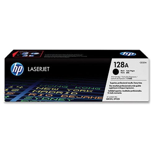 Hewlett Packard - HP Laser Toner Cartridge Black 128A CE320A