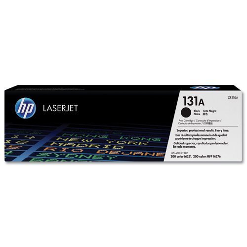 Hewlett Packard - HP Laser Toner Cartridge Black 131A CF210A
