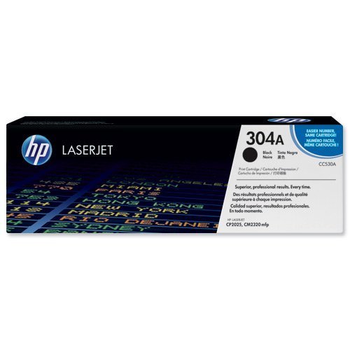 Hewlett Packard - HP Laser Toner Cartridge Black 304A CC530A