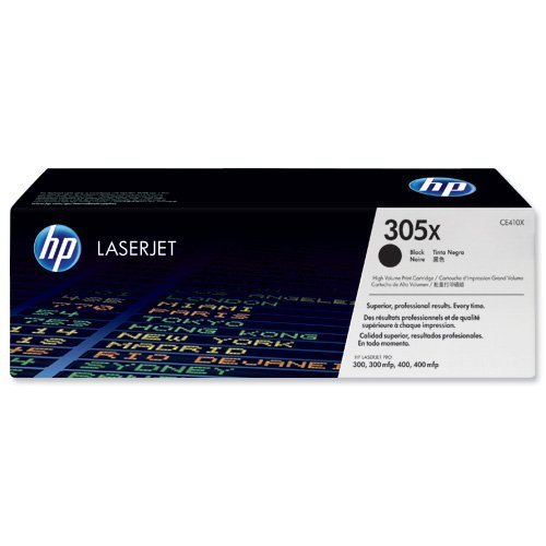 Hewlett Packard - HP Laser Toner Cartridge Black 305X CE410X