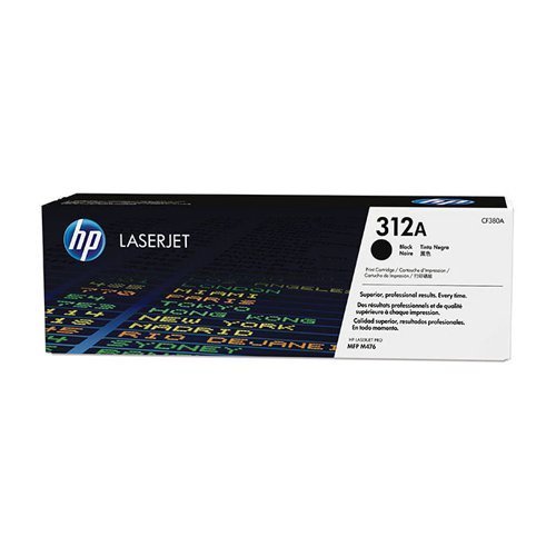 Hewlett Packard - HP Laser Toner Cartridge Black 312A CF380A