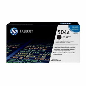 Hewlett Packard - HP Laser Toner Cartridge Black 504A CE250A