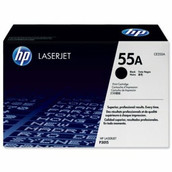 Hewlett Packard - HP Laser Toner Cartridge Black 55A CE255A