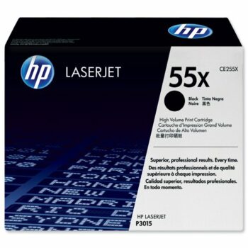 Hewlett Packard - HP Laser Toner Cartridge Black 55X CE255X