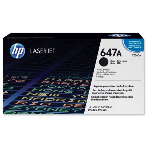 Hewlett Packard - HP Laser Toner Cartridge Black 647A CE260A