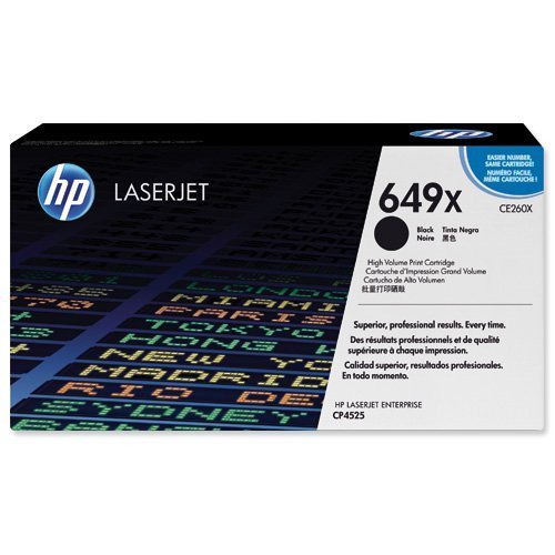Hewlett Packard - HP Laser Toner Cartridge Black 649X CE260X