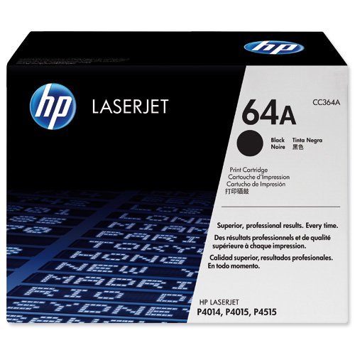 Hewlett Packard - HP Laser Toner Cartridge Black 64A CC364A