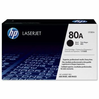 Hewlett Packard - HP Laser Toner Cartridge Black 80A CF280A