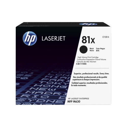 Hewlett Packard - HP Laser Toner Cartridge Black 81X CF281X