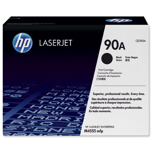 Hewlett Packard - HP Laser Toner Cartridge Black 90A CE390A