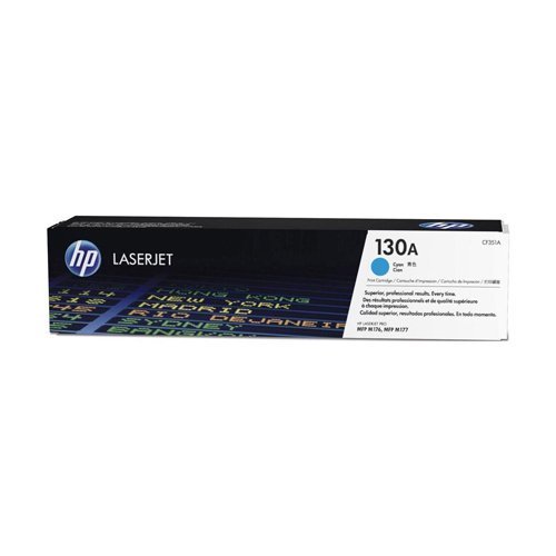 Hewlett Packard - HP Laser Toner Cartridge Cyan 130A CF351A